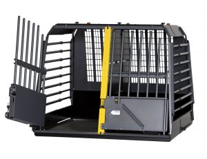 dog cage with divider